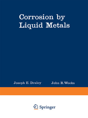 cover image of Corrosion by Liquid Metals